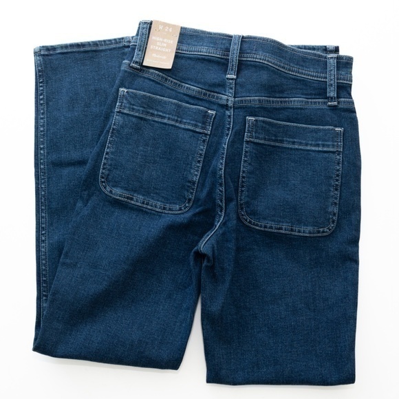 Madewell Denim - Madewell. High-Rise Slim Straight Jean.